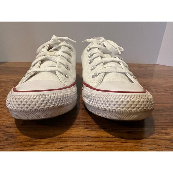 Converse Chuck Taylor All Star Low White Sneakers 3.5M 5.5W - Classic Canvas - Picture 4 of 10